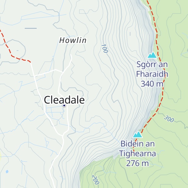 Map of Sweeney's Bothy