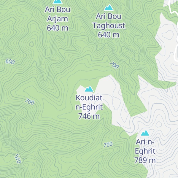 Map of Koudiat n-Eghrit