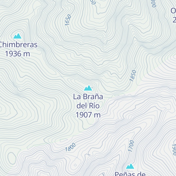 Map of La Braña del Río