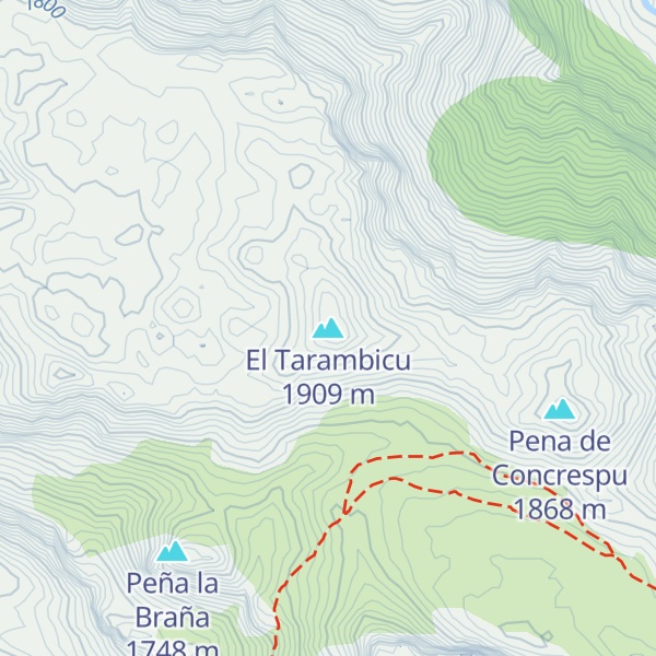 Map of El Tarambicu