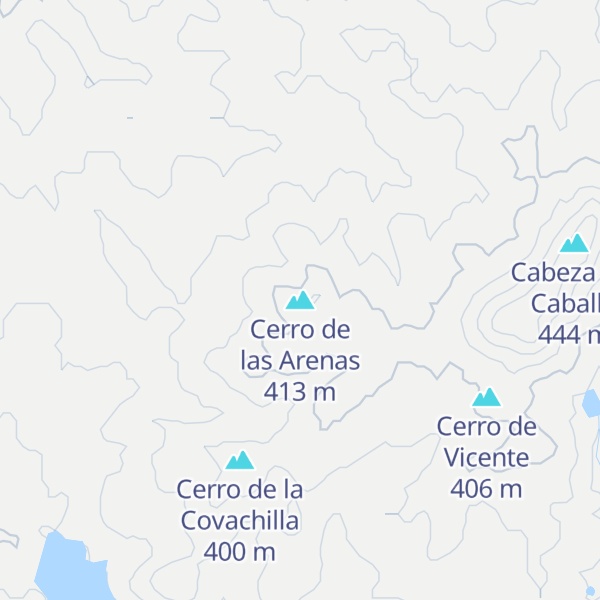 Map of Cerro de las Arenas