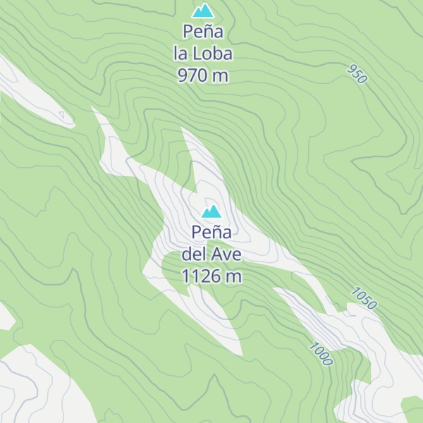 Map of Peña del Ave