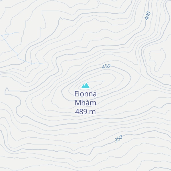 Map of Fionna Mhàm