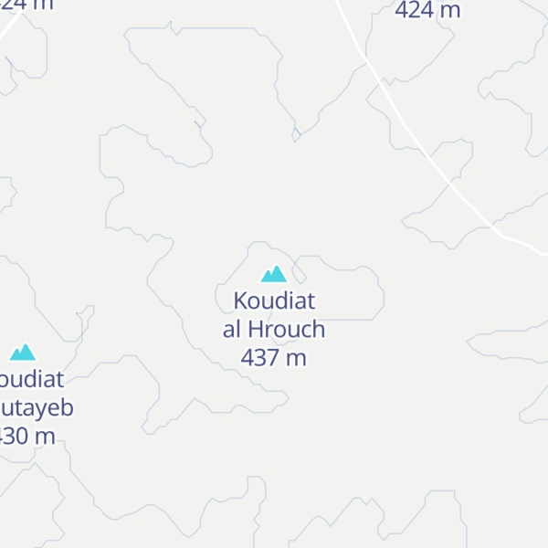 Map of Koudiat al Hrouch