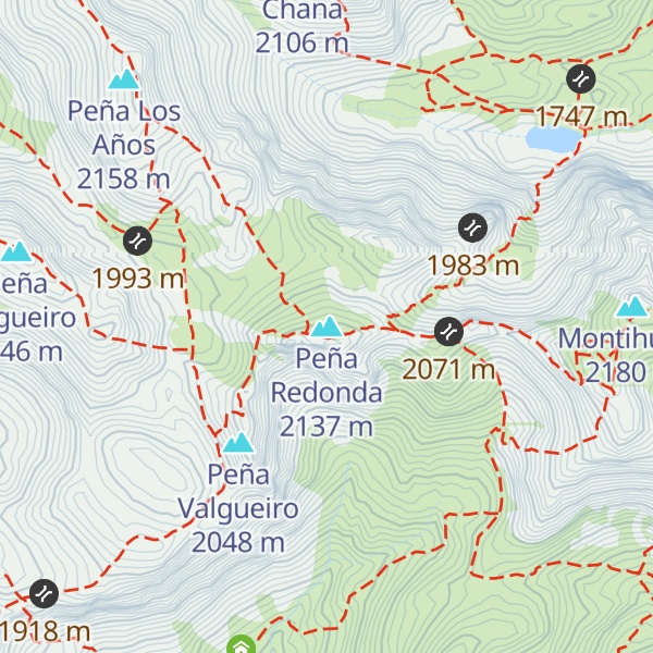 Map of Peña Redonda