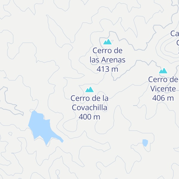 Map of Cerro de la Covachilla