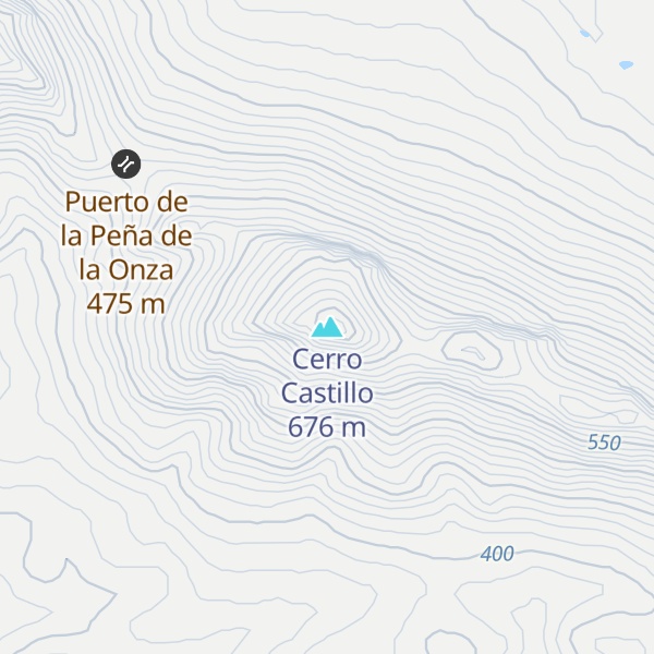 Map of Cerro Castillo