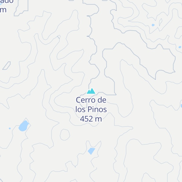 Map of Cerro de los Pinos