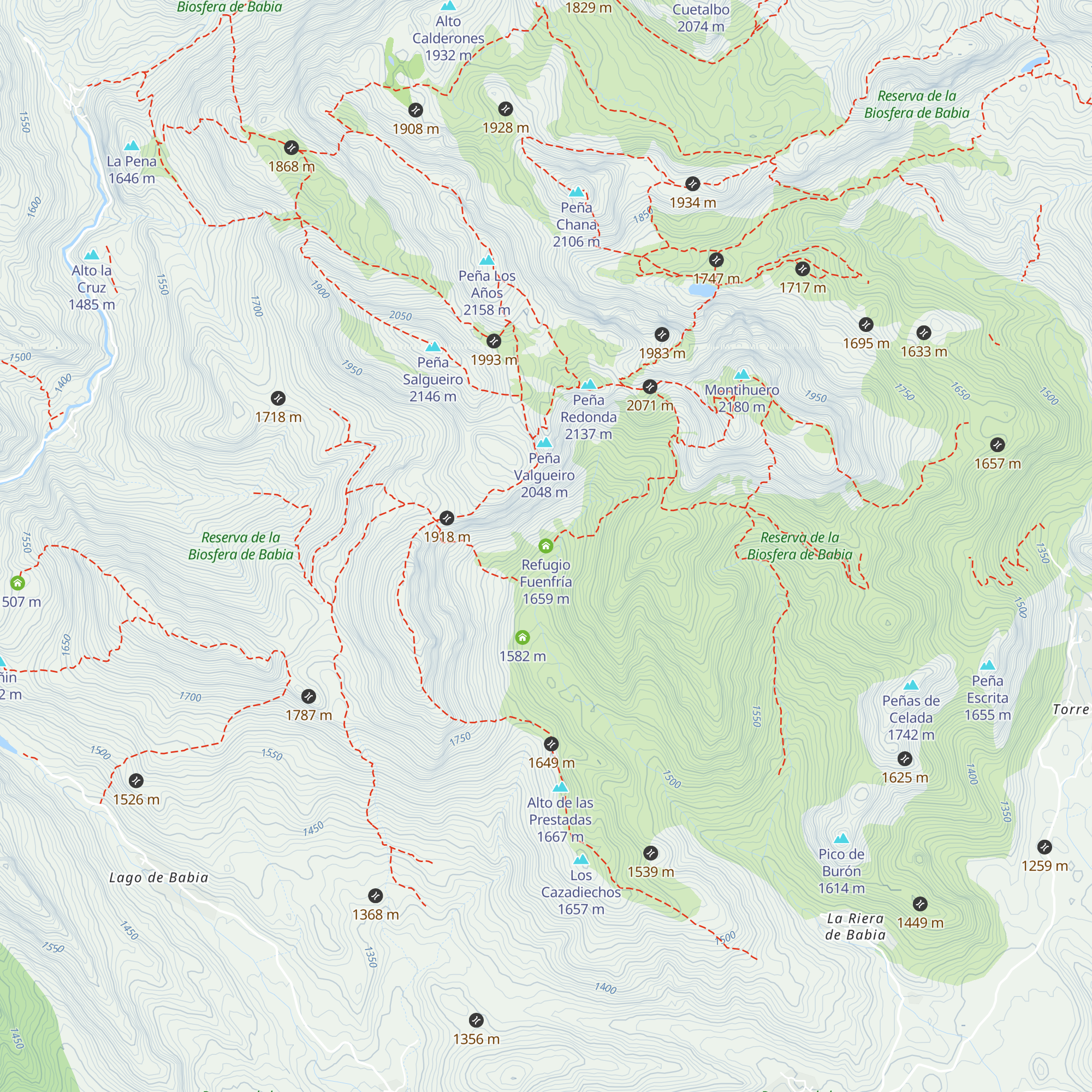 Refugio Fuenfría map