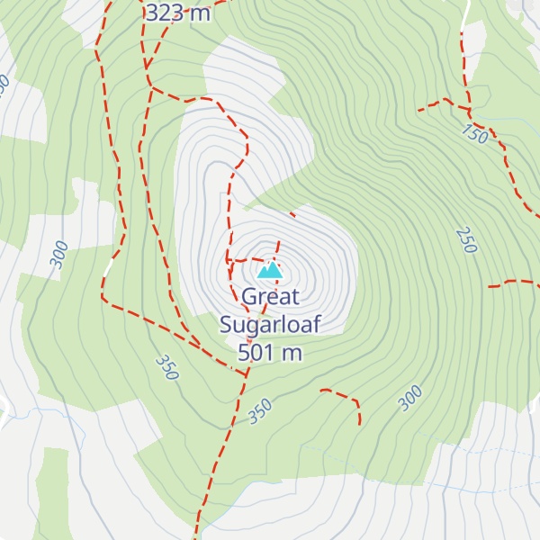Map of Great Sugarloaf