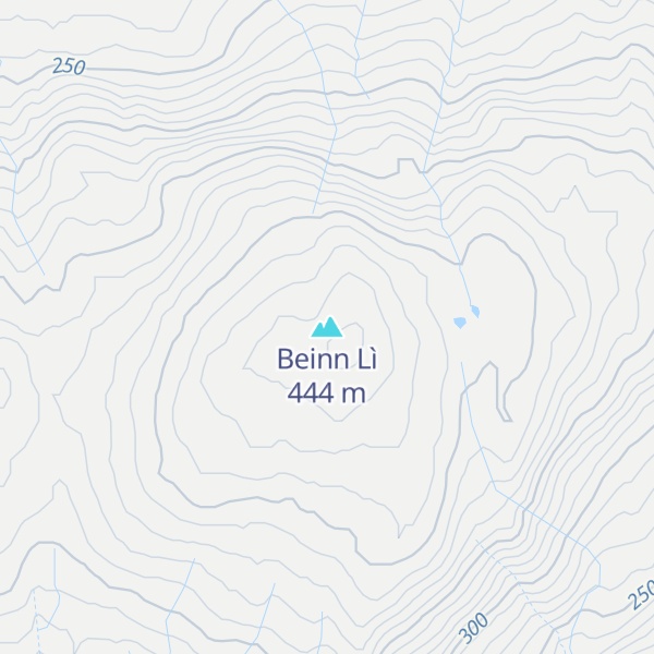 Map of Beinn Lì
