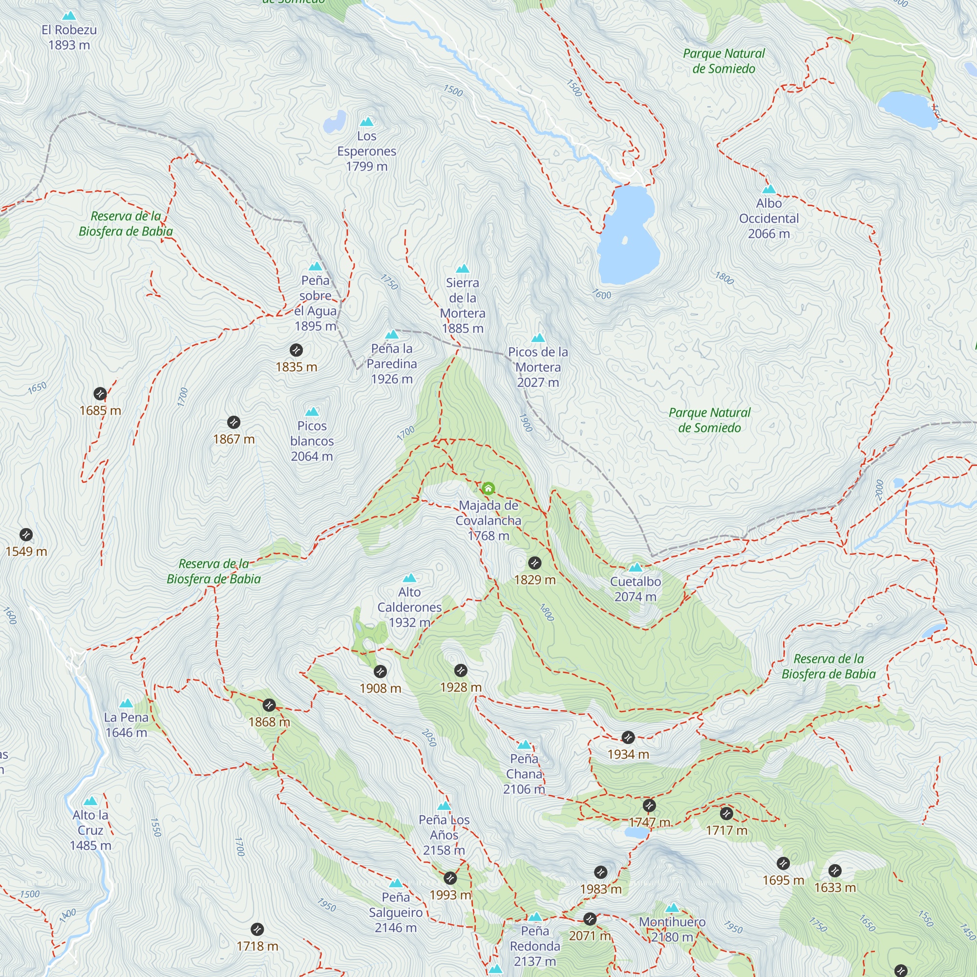 Majada de Covalancha map