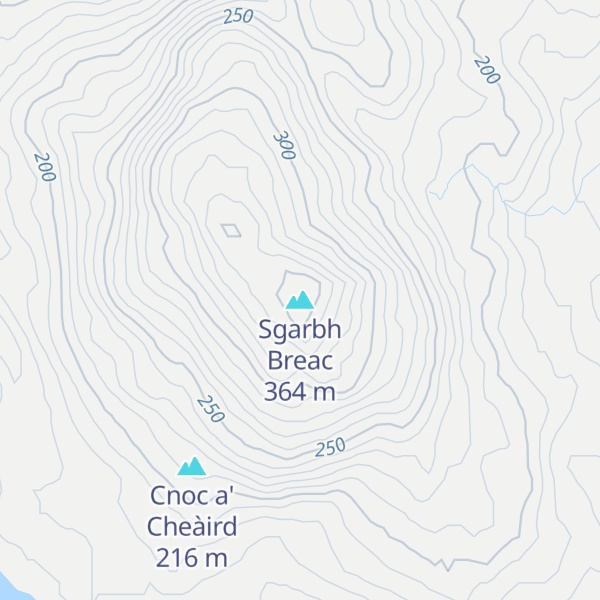 Map of Sgarbh Breac