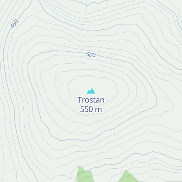 Map of Trostan