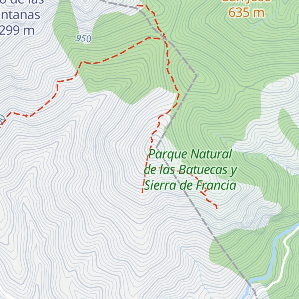Map of Pico del Pirrubio