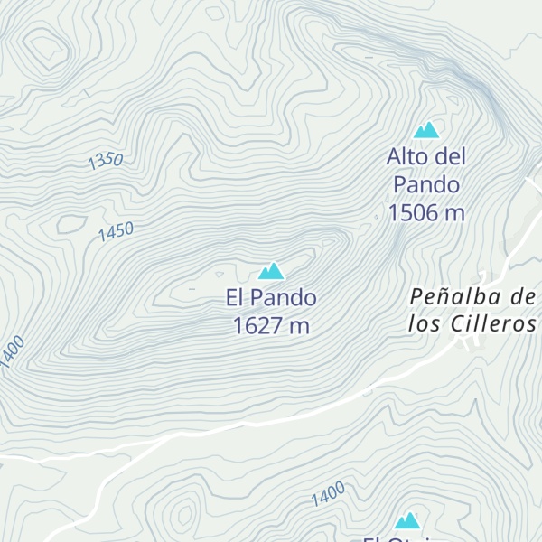 Map of El Pando