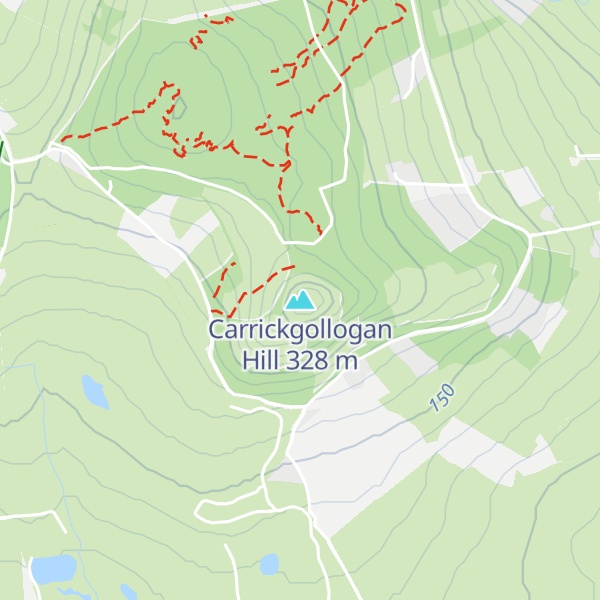 Map of Carrickgollogan Hill