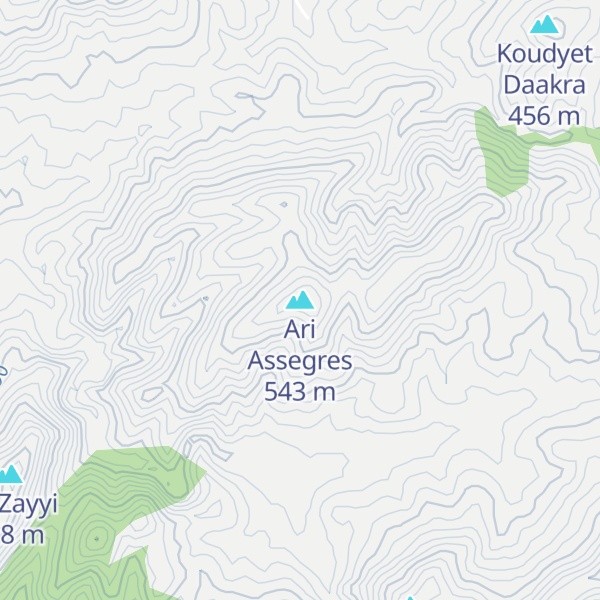 Map of Ari Assegres