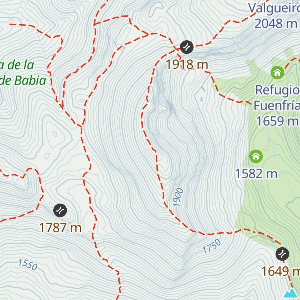 Map of Pico la Crespa