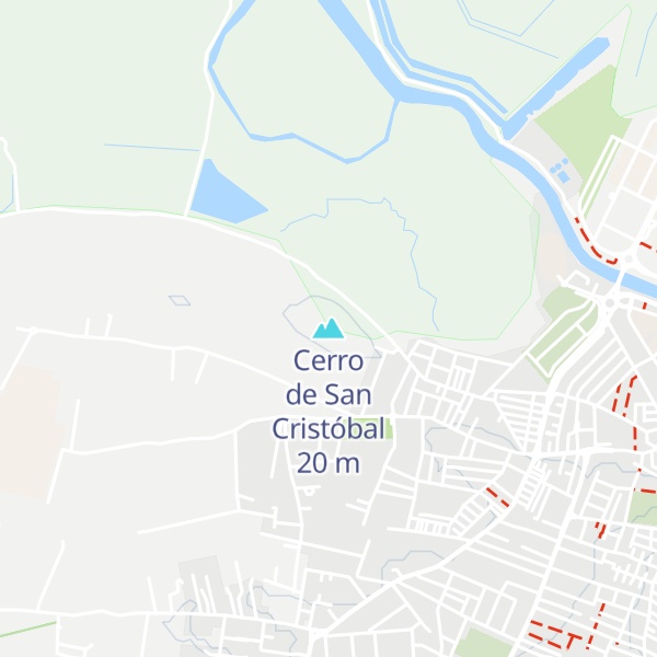 Map of Cerro de San Cristóbal