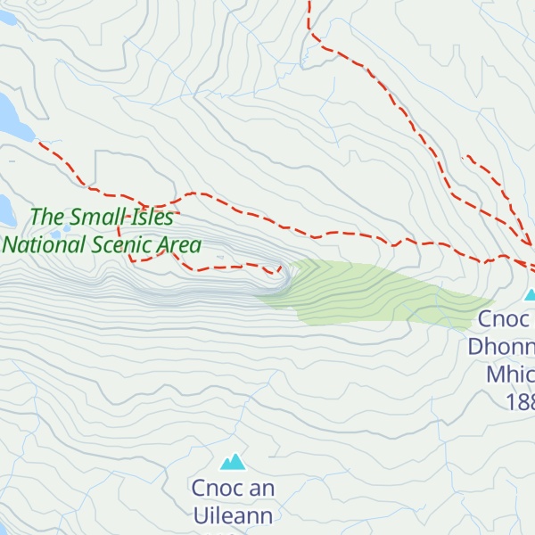 Map of An Sgùrr