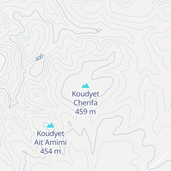 Map of Koudyet Cherifa