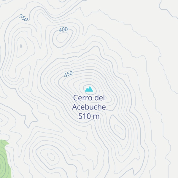Map of Cerro del Acebuche