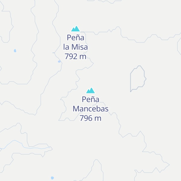 Map of Peña Mancebas