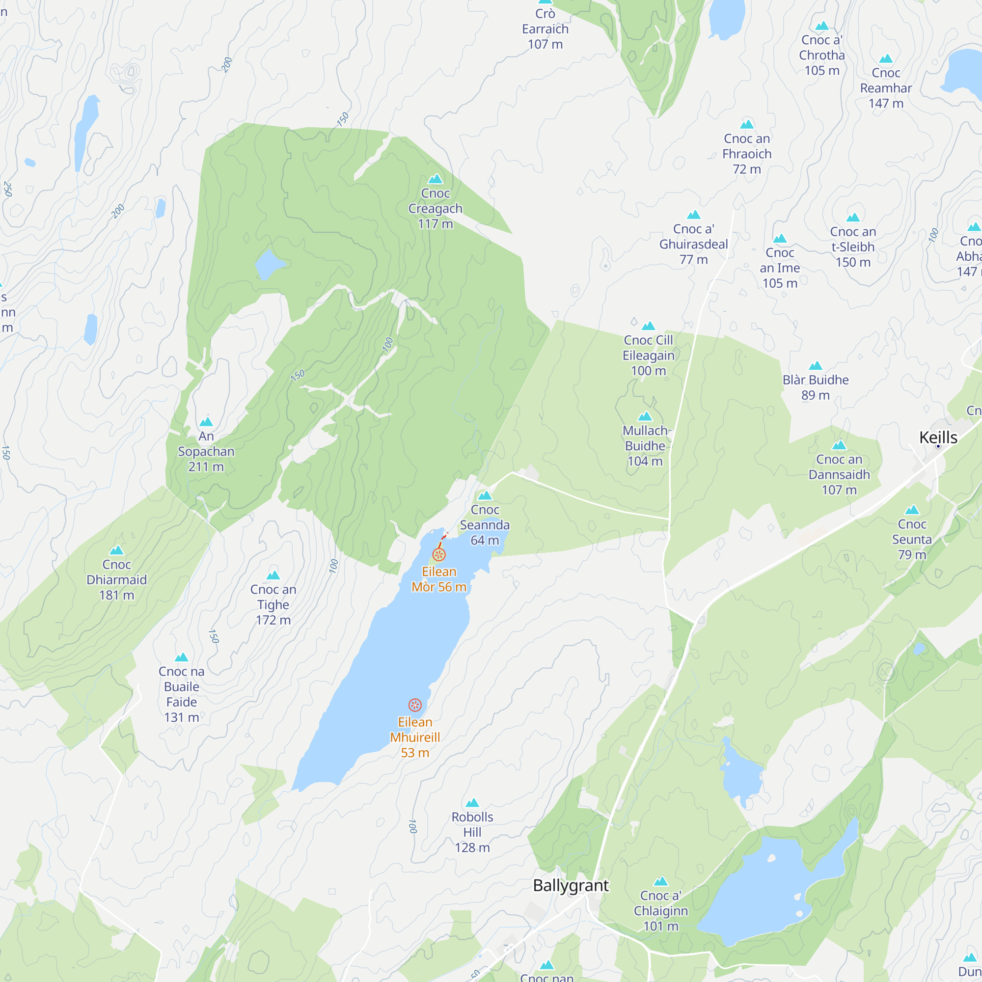 Finlaggan Visitors Centre map