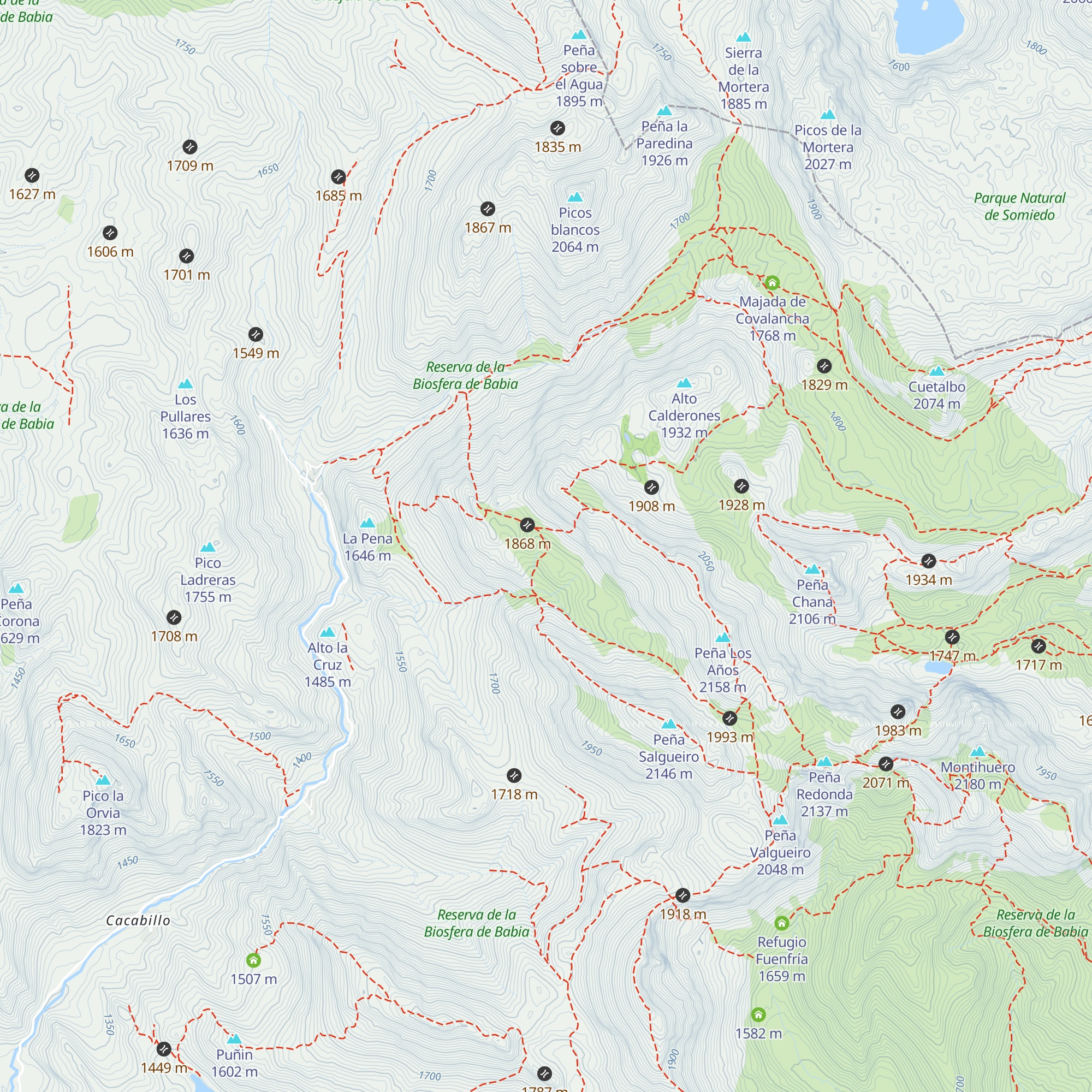 Chozo Vallinaluenga map