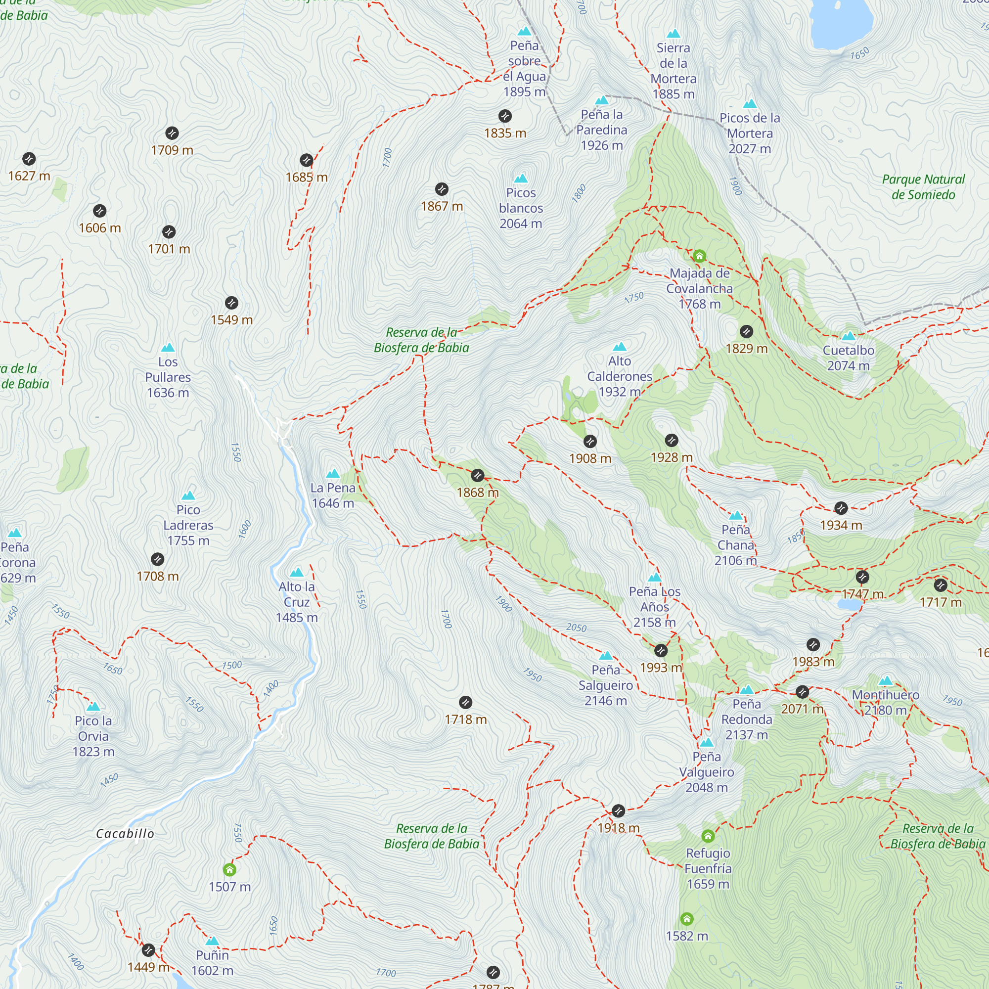 Chozo Vallinaluenga map