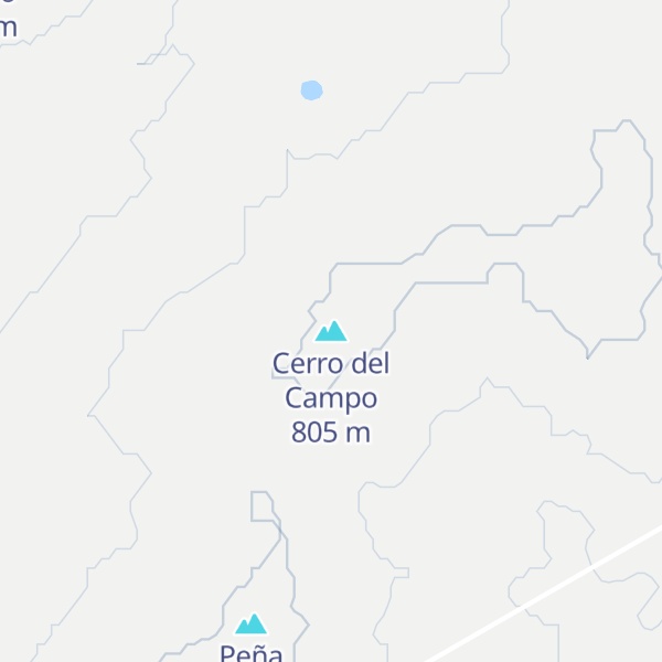 Map of Cerro del Campo