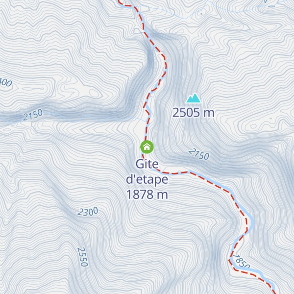 Map of Gite d'etape