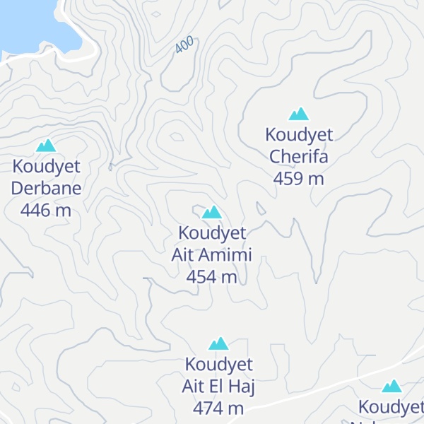 Map of Koudyet Ait Amimi