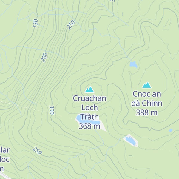 Map of Cruachan Loch Tràth
