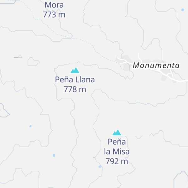Map of Peña el Miro