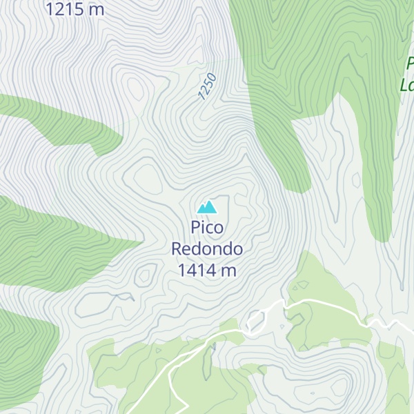 Map of Pico Redondo