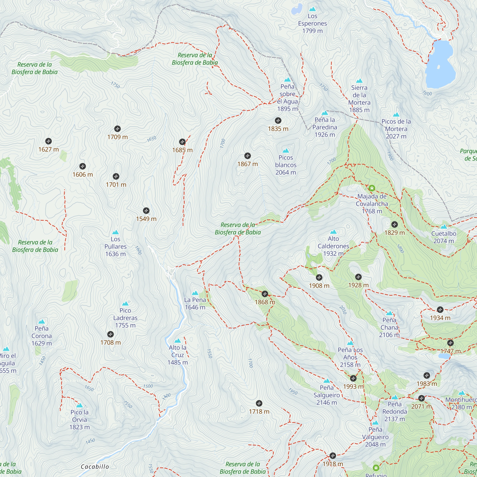 Refugio Vachina del Miru map