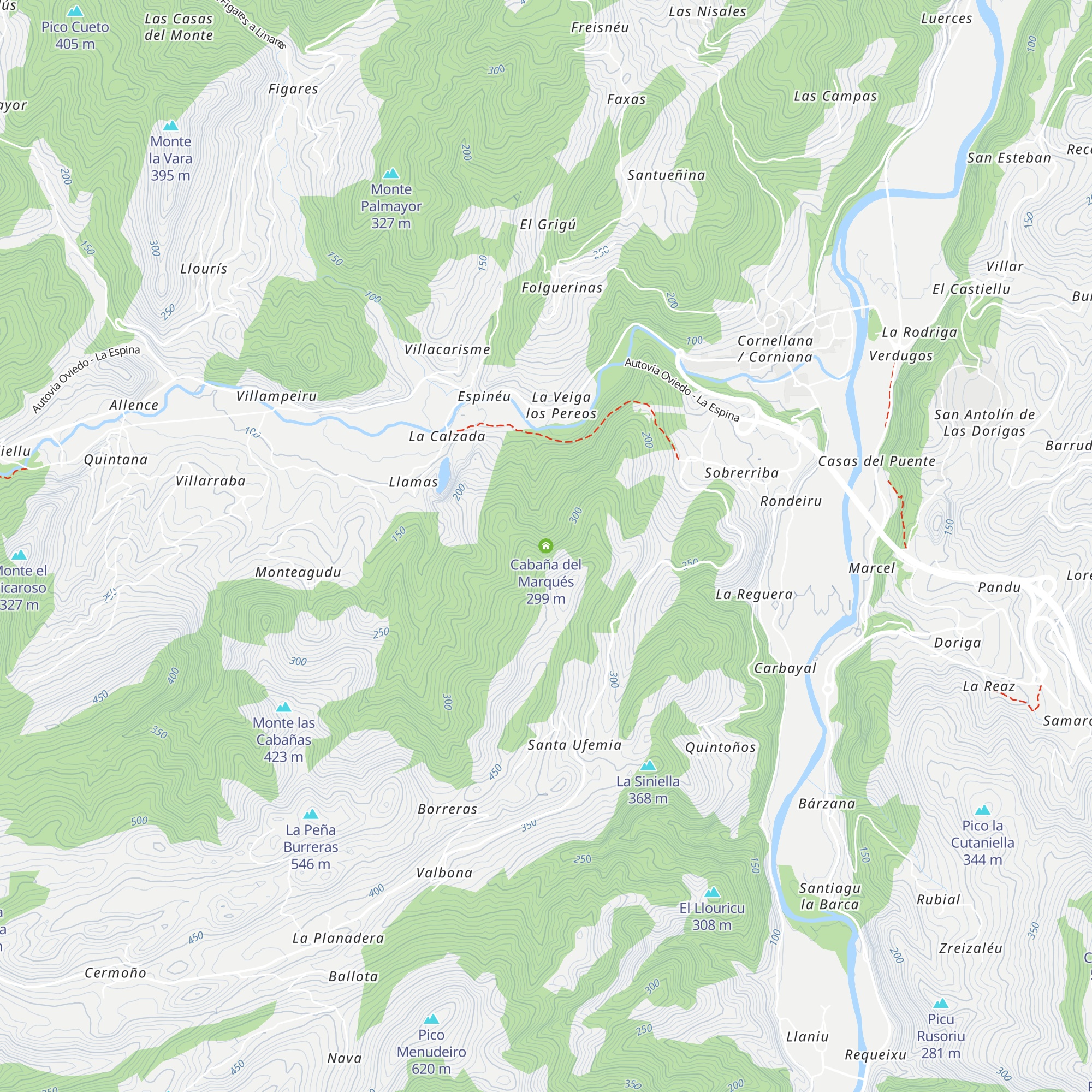 Cabaña del Marqués map