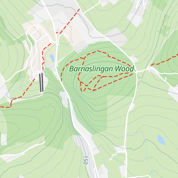 Map of Barnaslingan Hill