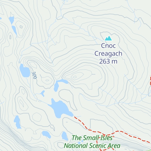 Map of Cora-bheinn