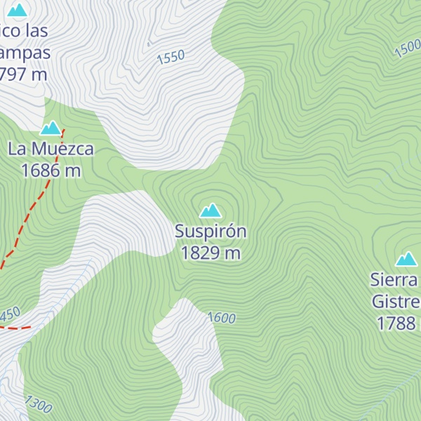 Map of Suspirón