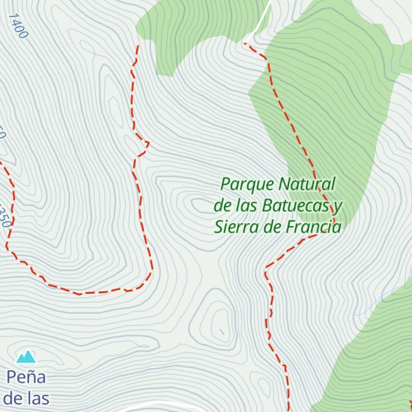 Map of Pico del Robledo