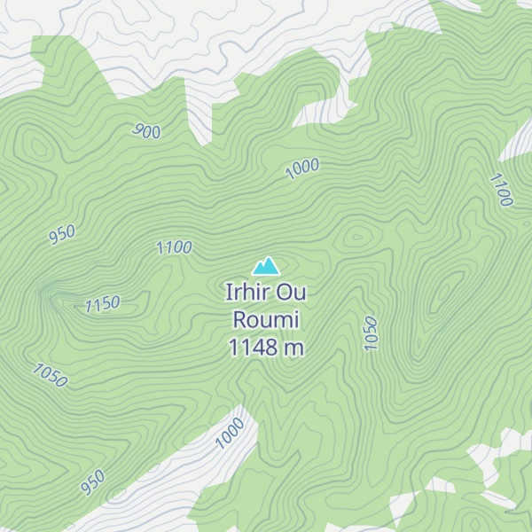 Map of Irhir Ou Roumi