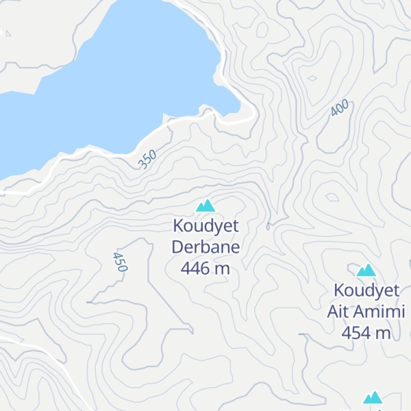 Map of Koudyet Derbane