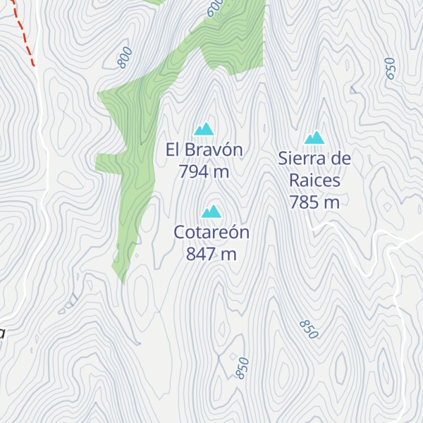 Map of Cotareón