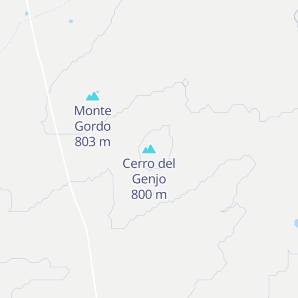 Map of Cerro del Genjo