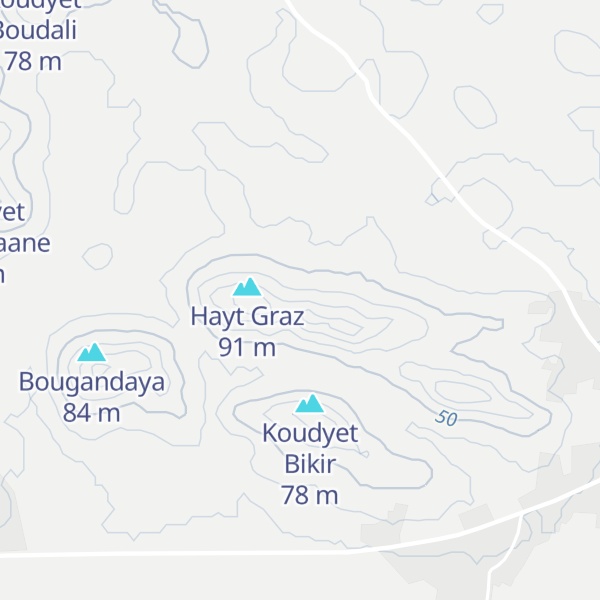 Map of Koudiat Bahhahat