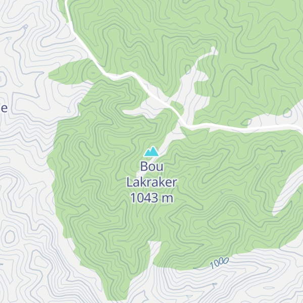 Map of Bou Lakraker