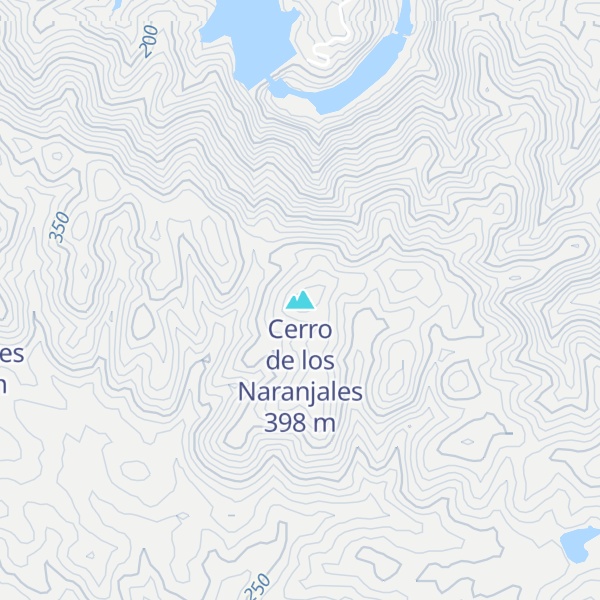 Map of Cerro de los Naranjales